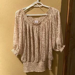 Suzy Shier Sheer Top